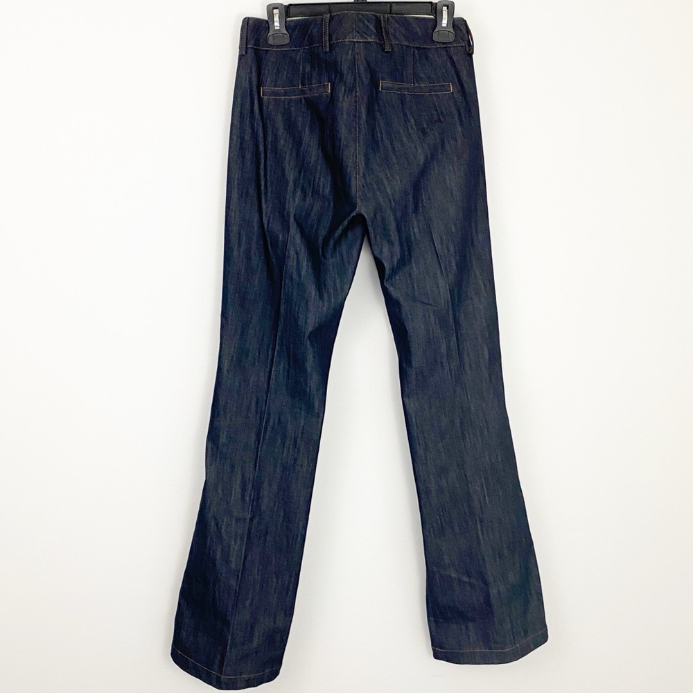 NEW Elie Tahari size 8 Dark Denim Fit & Flare Boot Cut Pant - Picture 8 of 14